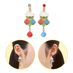 Earrings Piercing Roserade Pokémon Spring Full Bloom