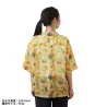 Sheer Open-Collar Shirt Free Size Pokémon Spring Full Bloom