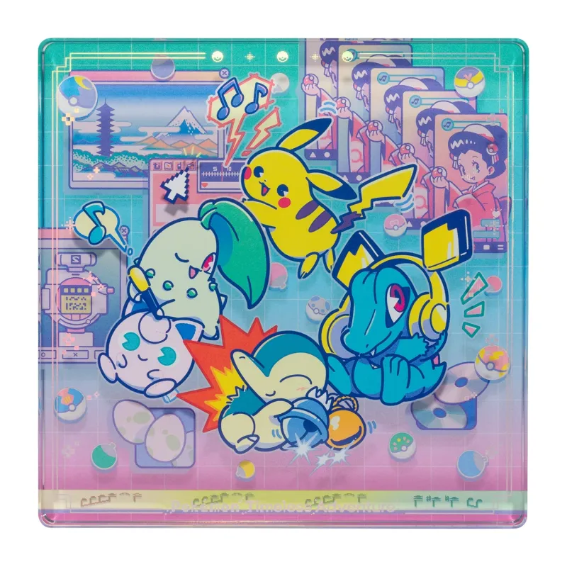 Acrylic Block Pokémon Timeless Adventure Johto