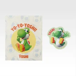 Zipper Bag/Memo Collection F Super Mario with YOSHI
