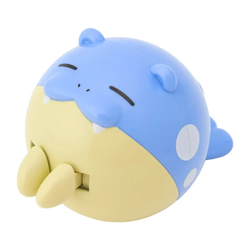 Happy Crackling Figure Smiling Spheal Pokémon Mogu Mogu Munching Away