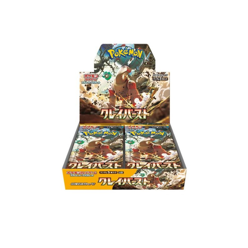 Clay Burst SV2D Booster Box Pokémon Card Game