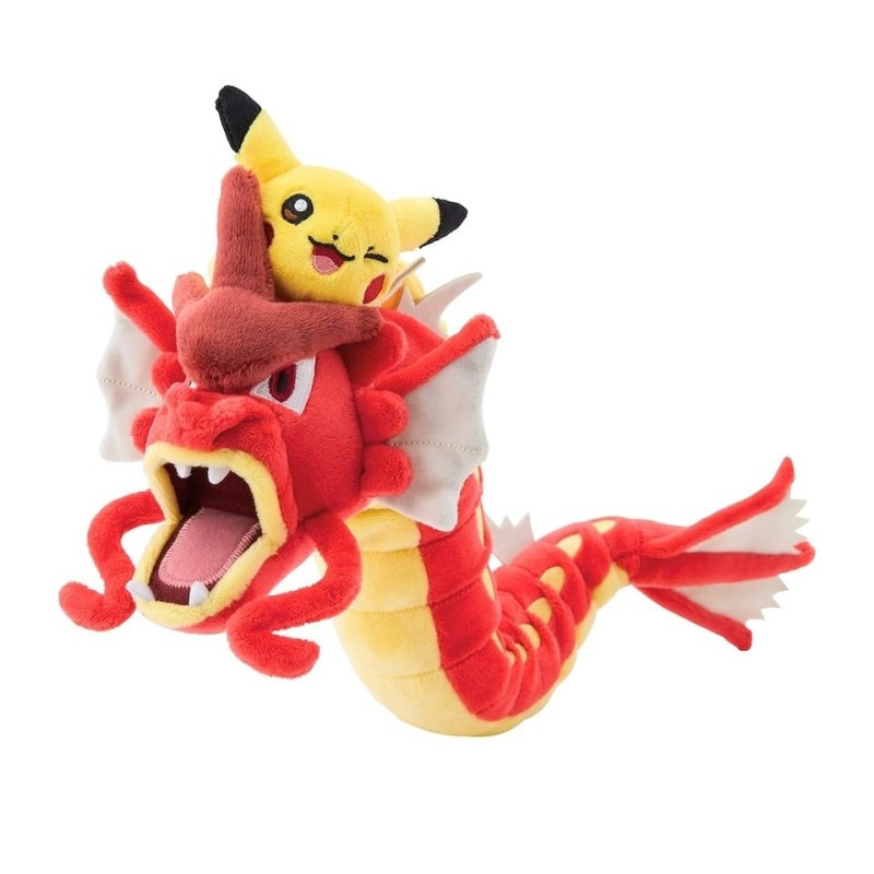 Plush Shiny Gyarados & Pikachu Pokémon Center Hiroshima R
