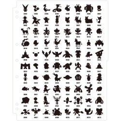 9-Pocket Binder Zekrom & Reshiram Pokémon Card Game