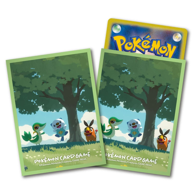 Card Sleeves Snivy & Tepig & Oshawott Pokémon Card