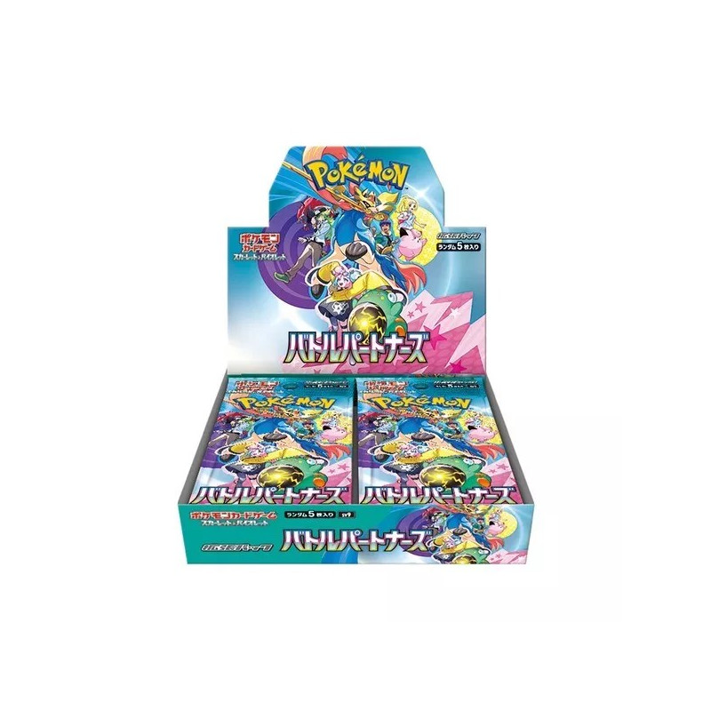 Battle Partners SV9 Booster Box Pokémon Card Game