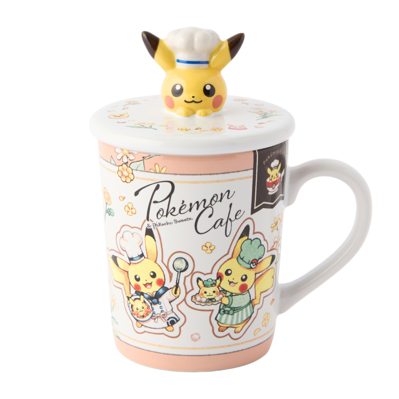 Chef Mug Cup Pikachu Eevee Pokémon Cafe & Pikachu Sweets
