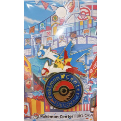 Lapel Pin Logo Latias & Latios Logo Pokémon Center Fukuoka R