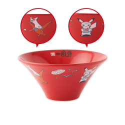 Ippudo Donbori Bowl Red Ver. Pokémon Center Fukuoka R