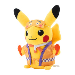 Plush Pikachu Niwaka Mask Ver. Pokémon Center Fukuoka R