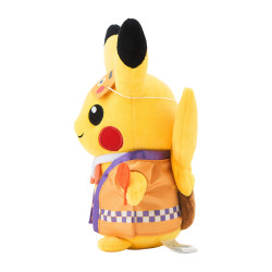 Plush Pikachu Niwaka Mask Ver. Pokémon Center Fukuoka R