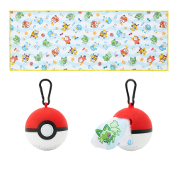 Cooling Towel with Poké Ball Case Pokémon Happy Sunny Day