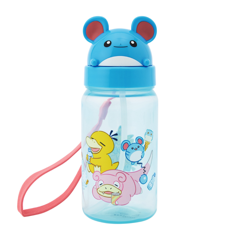 Marill Straw Bottle Pokémon Happy Sunny Day