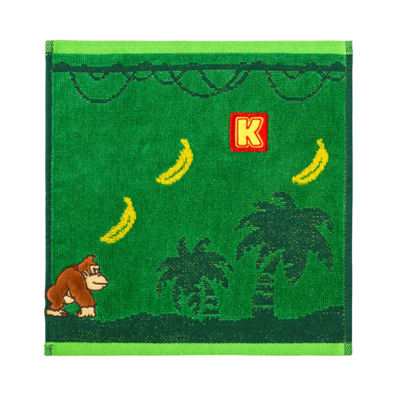 Hand Towel Green Donkey Kong