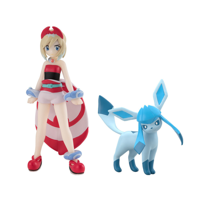 Figure Set Irida & Glaceon Pokémon Scale World Hisui Region