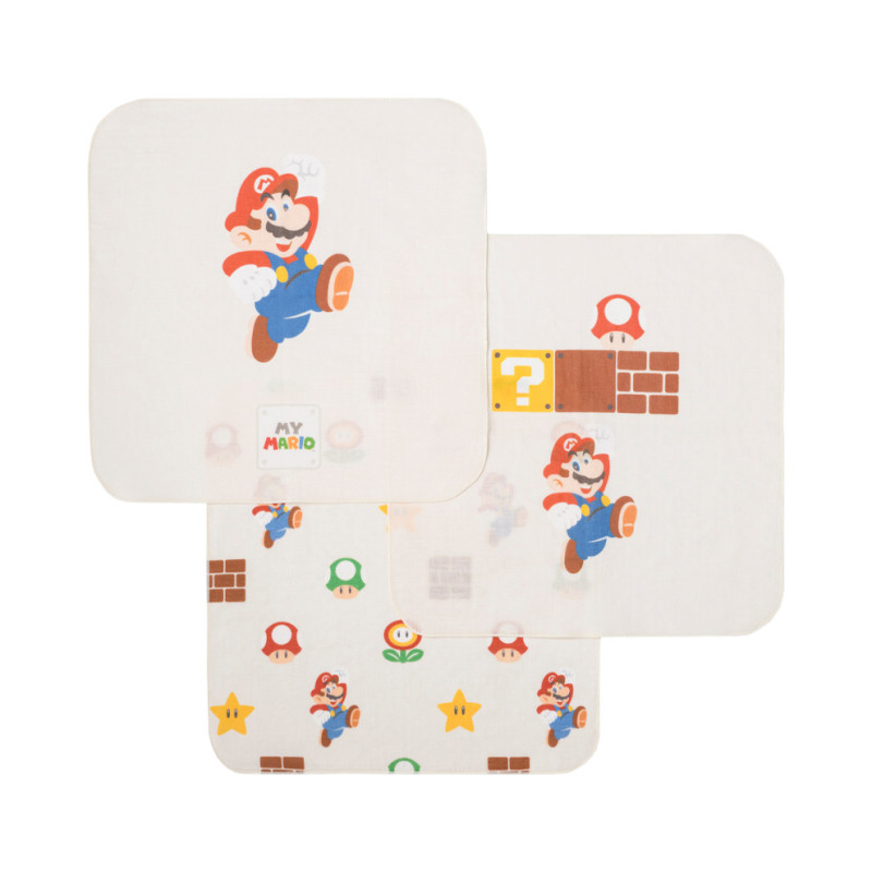 Gauze Handkerchief Set My Mario Super Mario