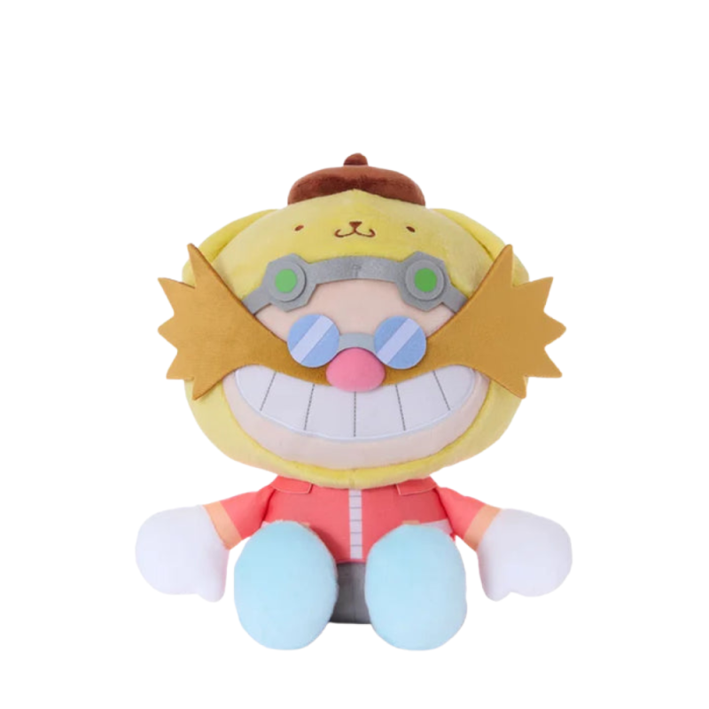 Plush Doctor Eggman × Pompompurin SONIC ＆ FRIENDS Sanrio characters