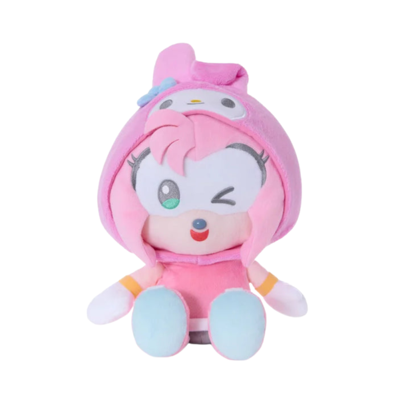 Plush Amy × My Melody SONIC ＆ FRIENDS Sanrio characters