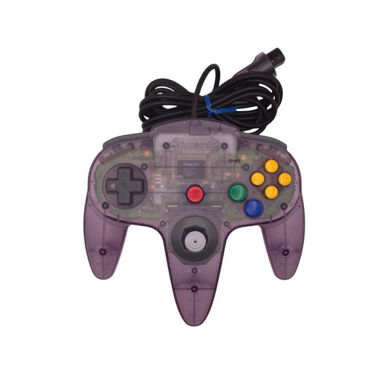 Controller Clear Black Nintendo 64