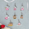 Keychain Set Mogu Mogu Kirby Café Petit