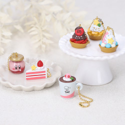 Keychain Set Cake Kirby Café Petit