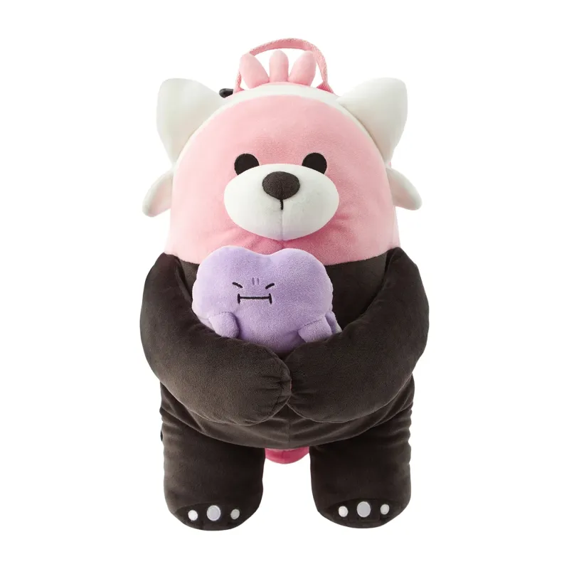 Plush Backpack Ditto & Bewear Pokémon Run Away