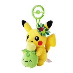 Mascot Carabiner Pikachu & Smoliv Pokémon Center Kagawa Grand Open