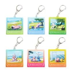 Acrylic keychains Collection Set Pokémon Center Kagawa Grand Open