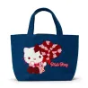 Tote Bag Hello Kitty Denim Chenille Embroidery
