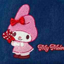 Tote Bag My Melody Denim Chenille Embroidery