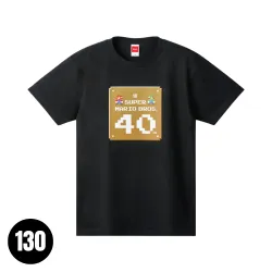 T-Shirt Black Super Mario Bros. 40th