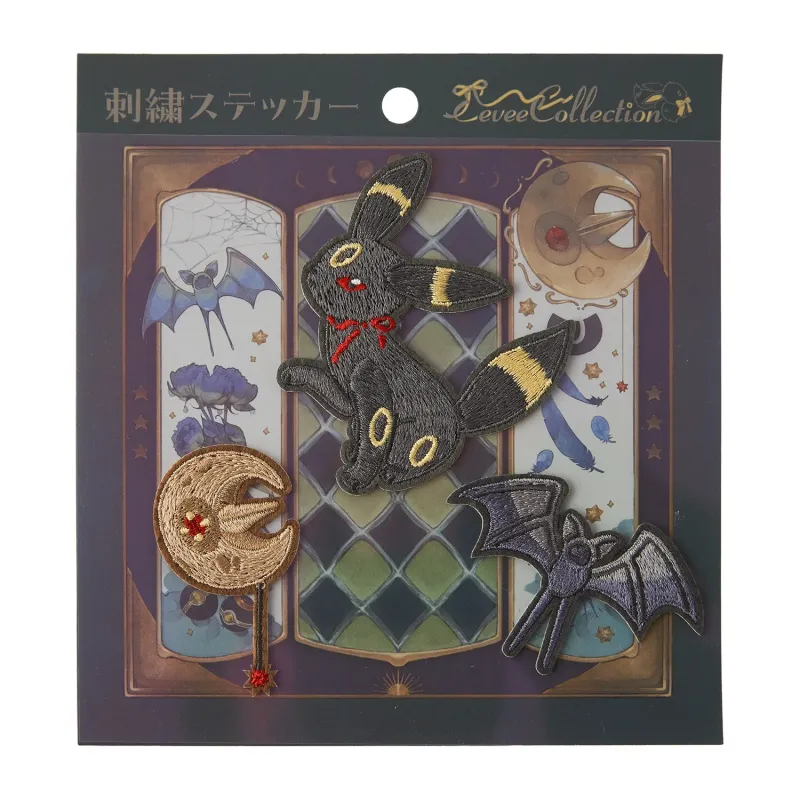 Embroidered Patch Umbreon Pokémon Eevee Collection