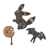 Embroidered Patch Umbreon Pokémon Eevee Collection