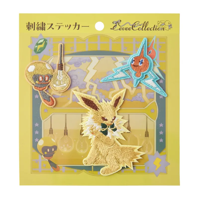 Embroidered Patch Jolteon Pokémon Eevee Collection