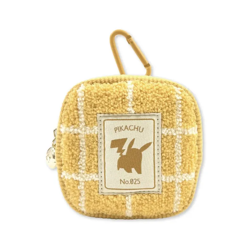 Mini Pouch With Carabiner Pikachu Pokémon Moko Moko Sagara