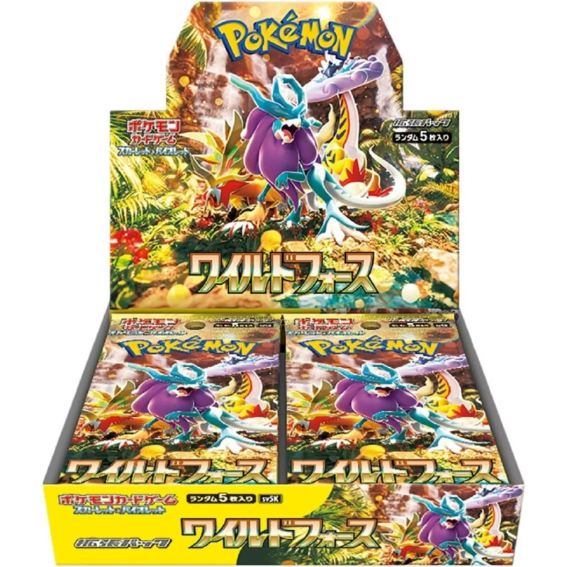 Wild Force SV5K Booster Box Pokémon Card Game