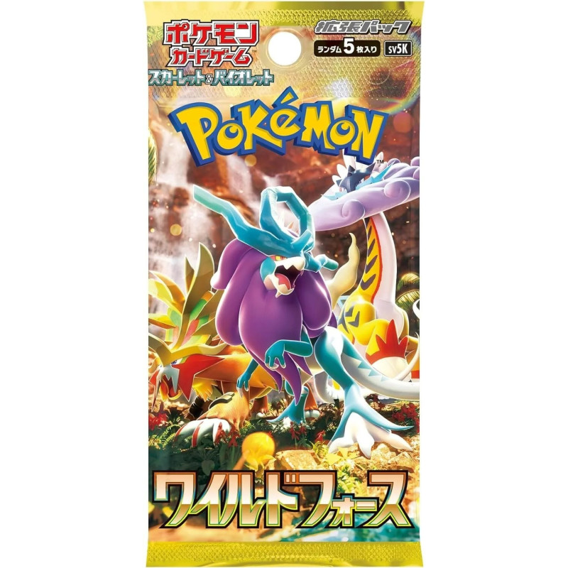 Wild Force SV5K Booster Pack Pokémon Card Game