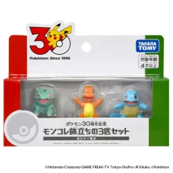 Figure Set Kanto Region Starter Moncolle Pokémon 30th Anniversary