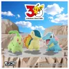 Figure Set Johto Region Starter Moncolle Pokémon 30th Anniversary