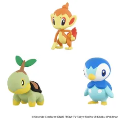 Figure Set Sinnoh Region Starter Moncolle Pokémon 30th Anniversary